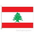 Drapeau national Liban 100% polyester 90*150cm